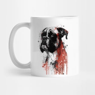 Boxer Dog Portrait Mug